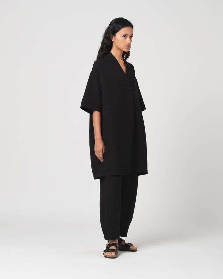 G.o.D Toku Dress Double Cotton Black