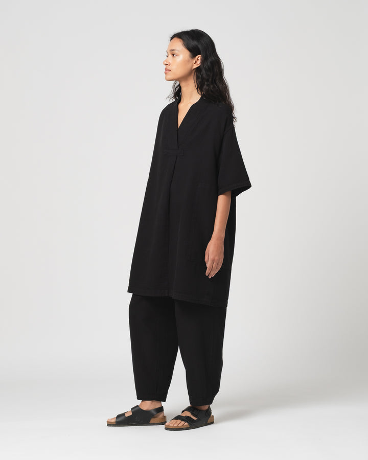 G.o.D Toku Dress Double Cotton Black