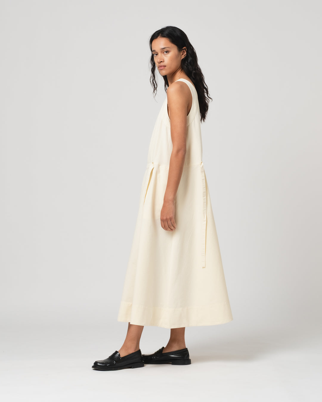G.o.D Apron Dress Faro Cotton Wheat
