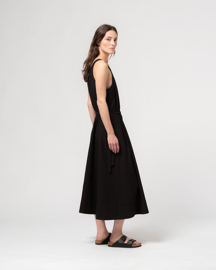 G.o.D Apron Dress Faro Cotton Black