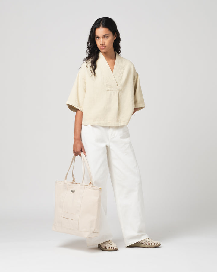 G.o.D Toku Top Double Cotton Sahara