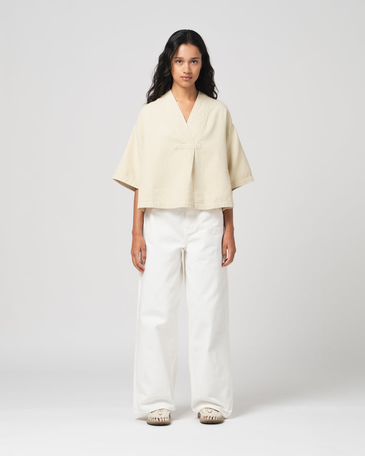G.o.D Toku Top Double Cotton Sahara
