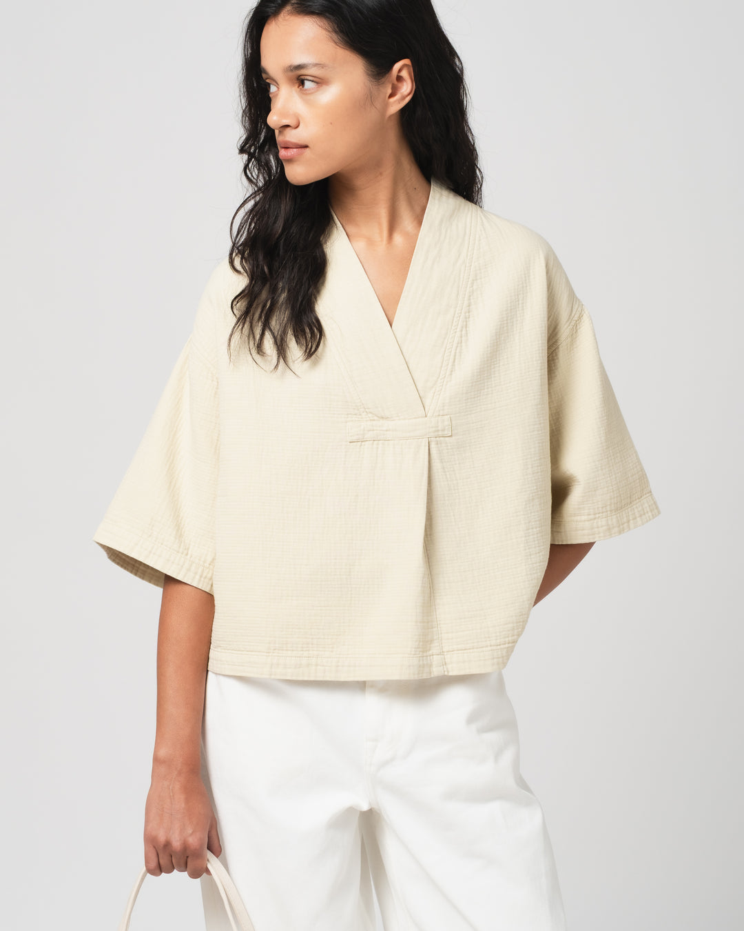 G.o.D Toku Top Double Cotton Sahara