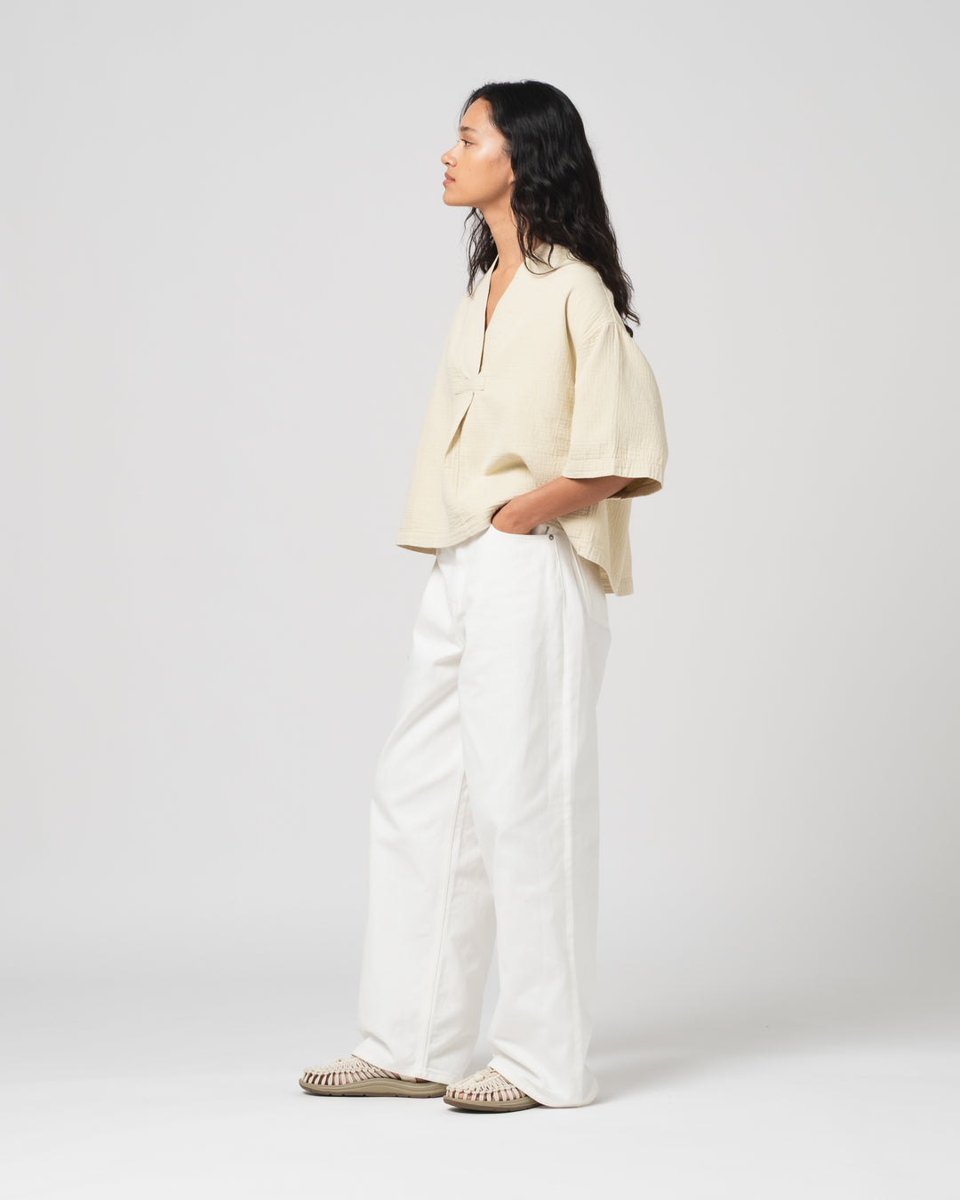 G.o.D Toku Top Double Cotton Sahara