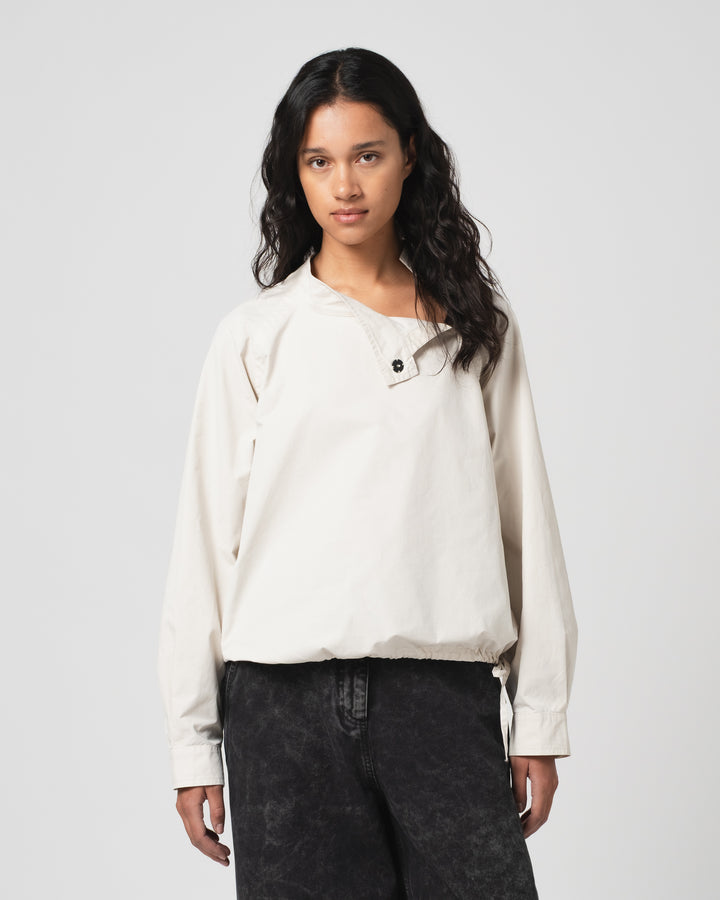 G.o.D Anorak Shirt Poplin Light Grey