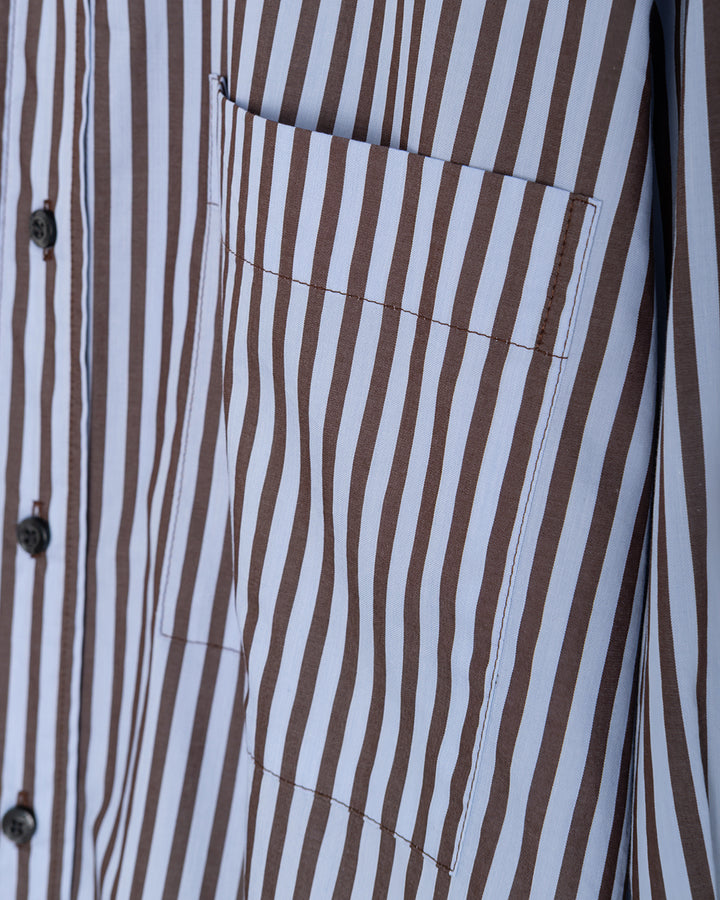 G.o.D Icon Shirt Royal Twill Frosted Blue/Sepia