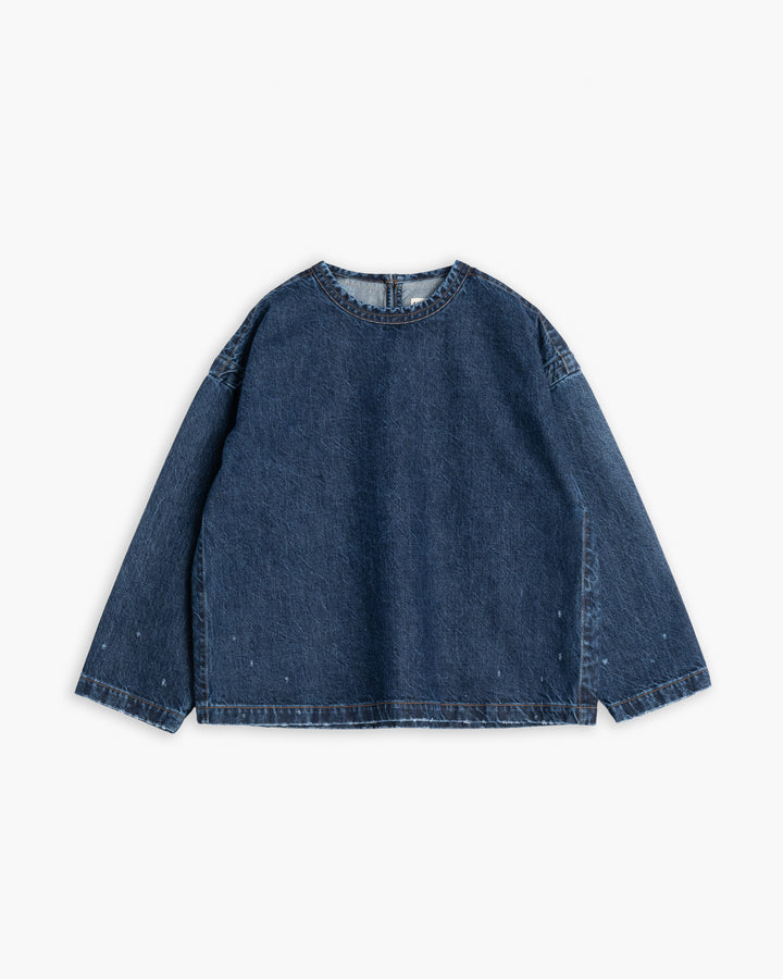 G.o.D Guard Smock Century Denim Erosion Blue