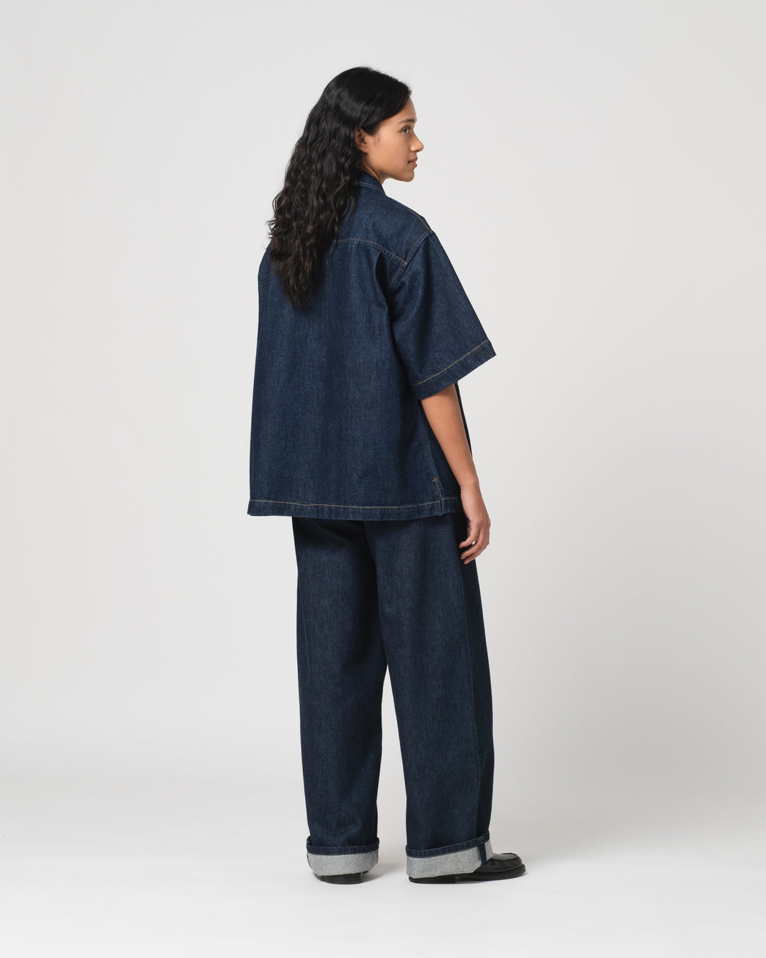 G.o.D Okinawa Shirt Century Denim Blue