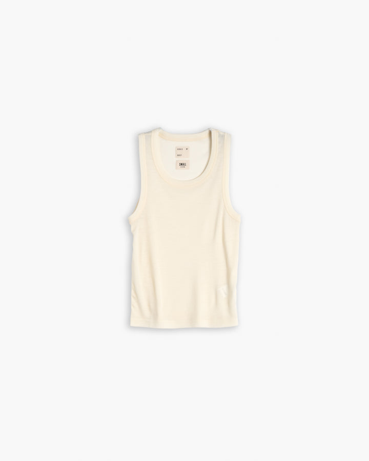 G.o.D Body Top Rib Wool Off White