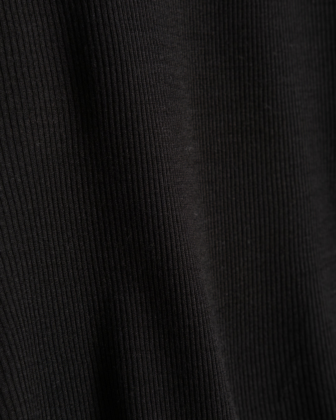 G.o.D Turtle Neck Rib Wool Black