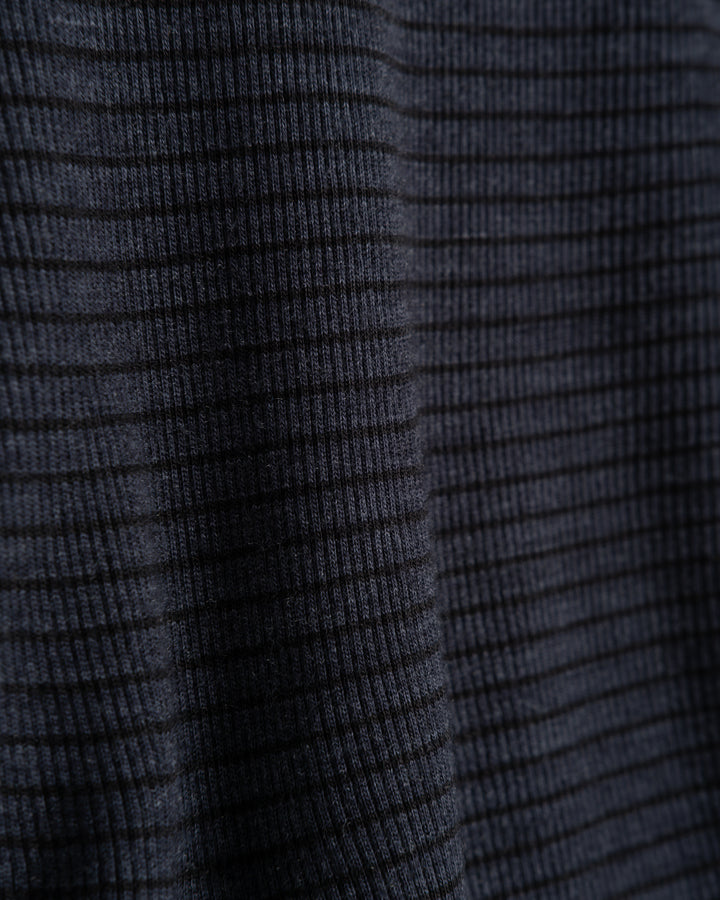 G.o.D Turtle Neck Rib Wool Blue