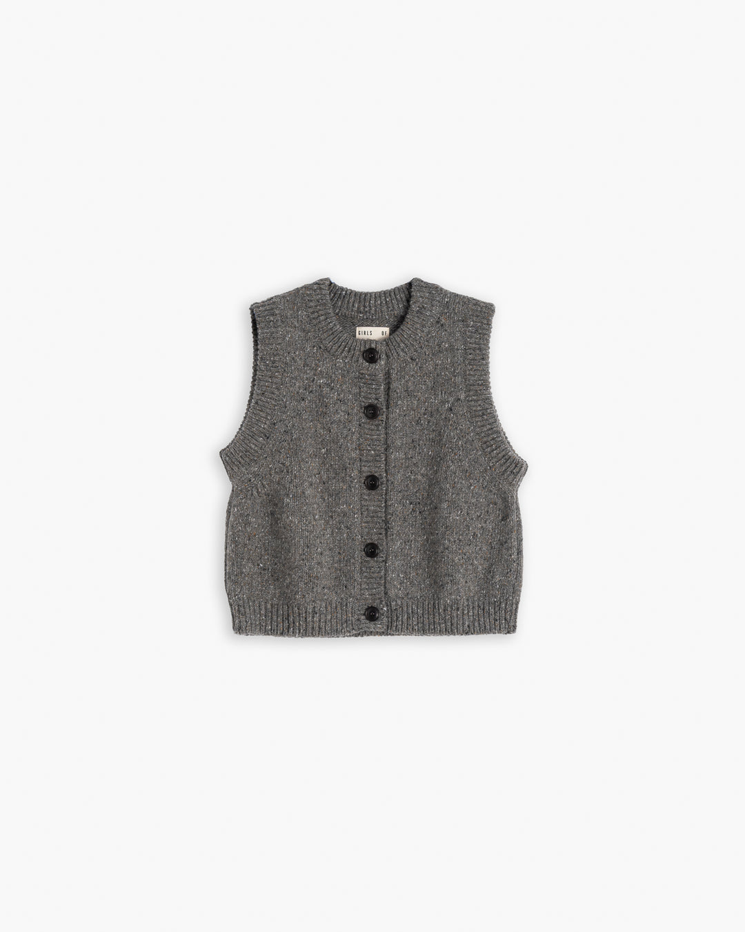 G.o.D Welsh Vest Neppy Wool Drizzle