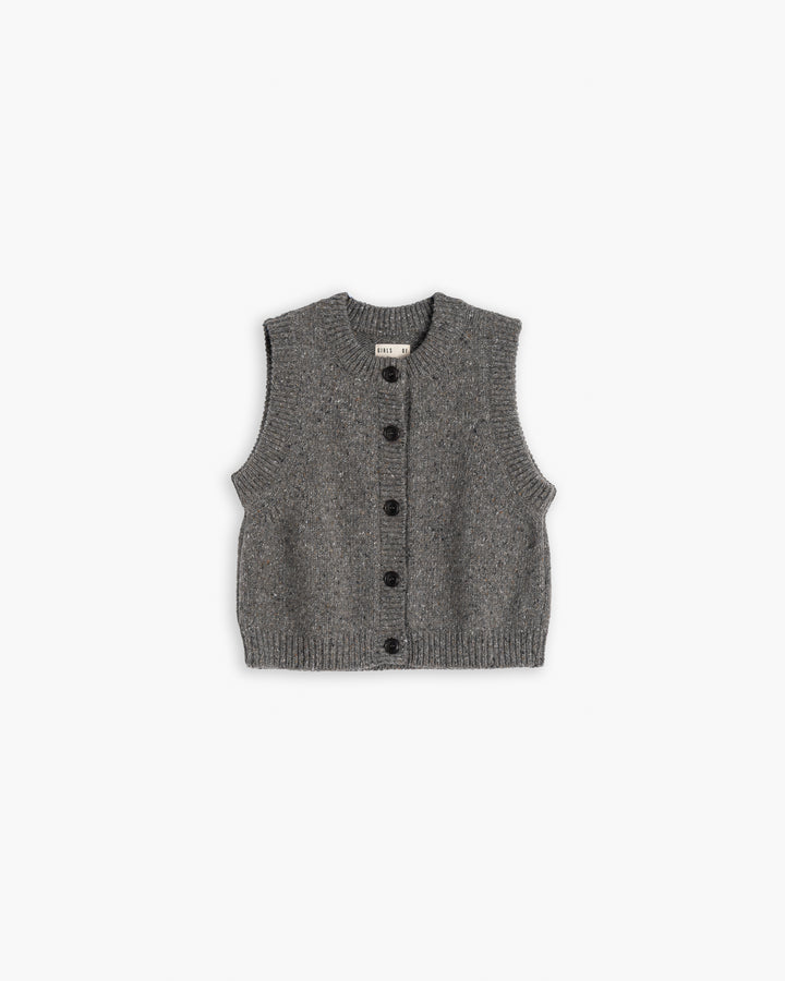 G.o.D Welsh Vest Neppy Wool Drizzle