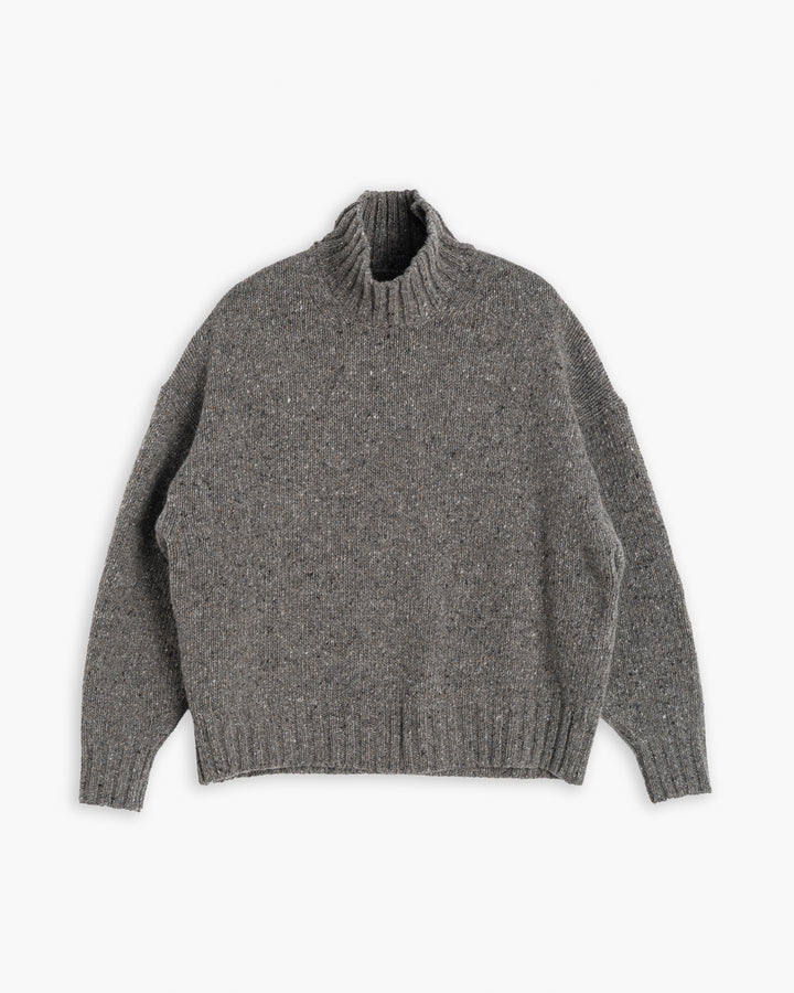 G.o.D Cornish Sweater Neppy Wool Drizzle