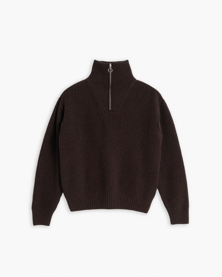 G.o.D Fly Deck Sweater Delta Yarn Chocolate