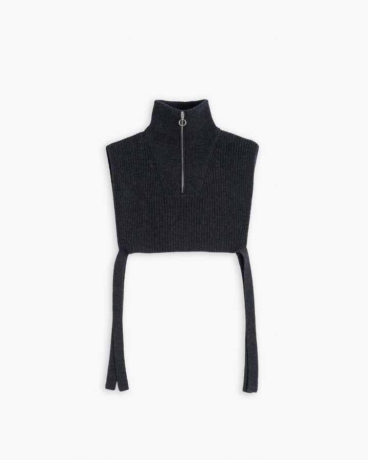 G.o.D Fly Neck Delta Yarn Asphalt