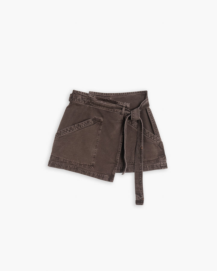 G.o.D Mini Pinny Canvas Sepia