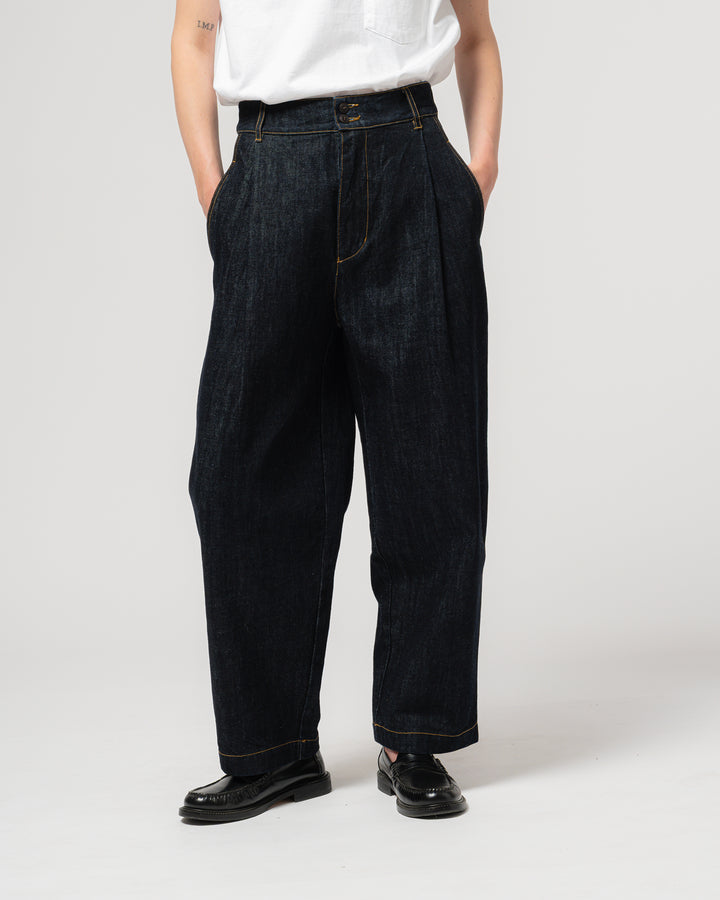 G.o.D British Worker Pants organic selvedge  Denim Blue