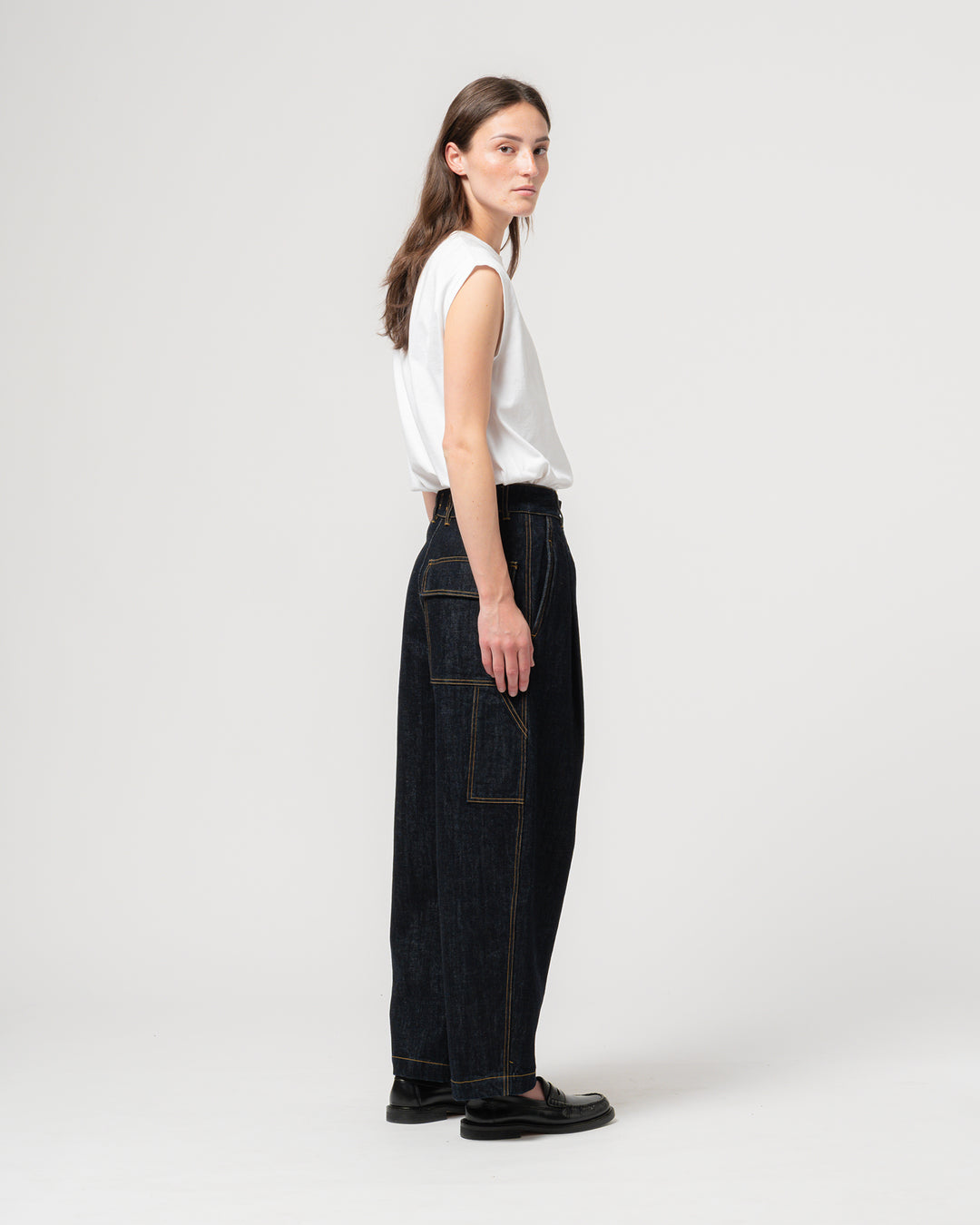 G.o.D British Worker Pants Century Denim Blue