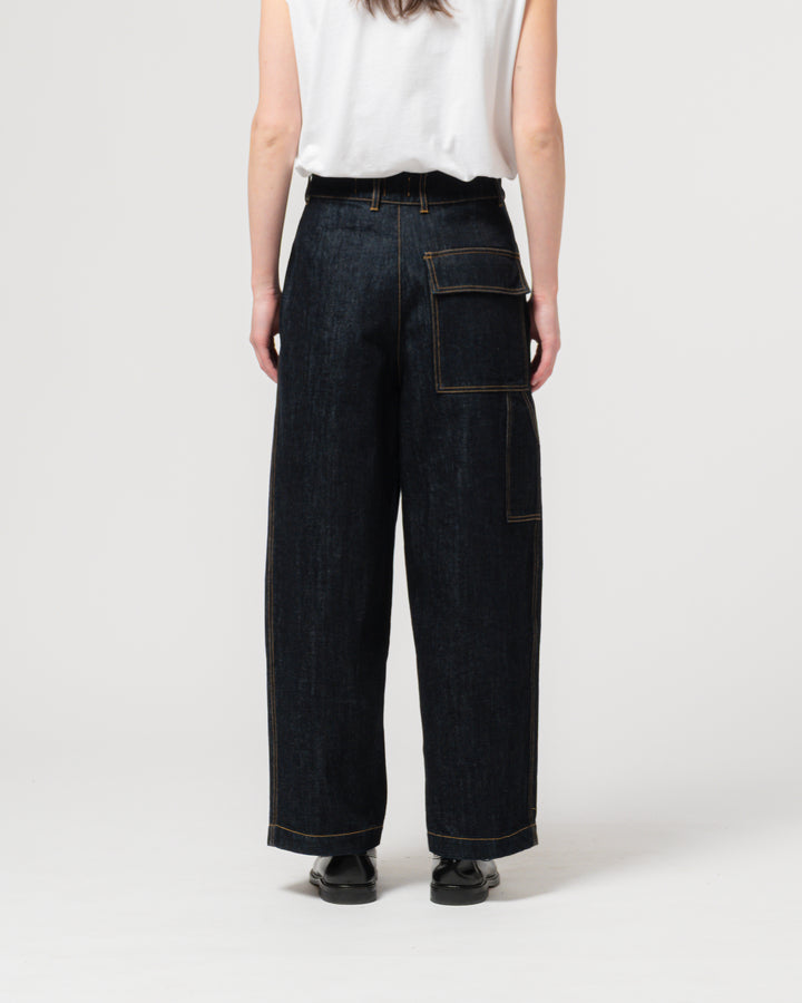 G.o.D British Worker Pants organic selvedge  Denim Blue