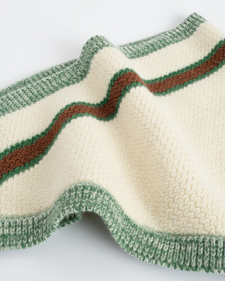 カシミア五本撚りオフホワイトマントゥーラースカーフ