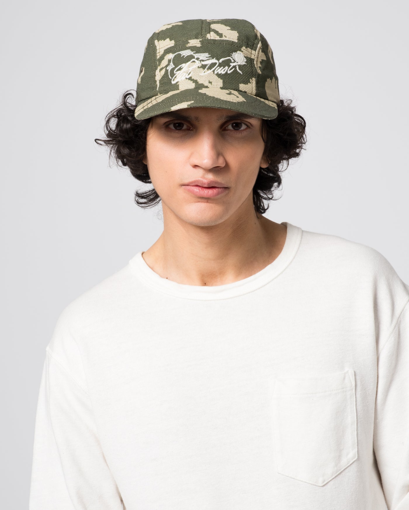 5 Panel Cap Cloud Camo Mesh Light Green/Off White