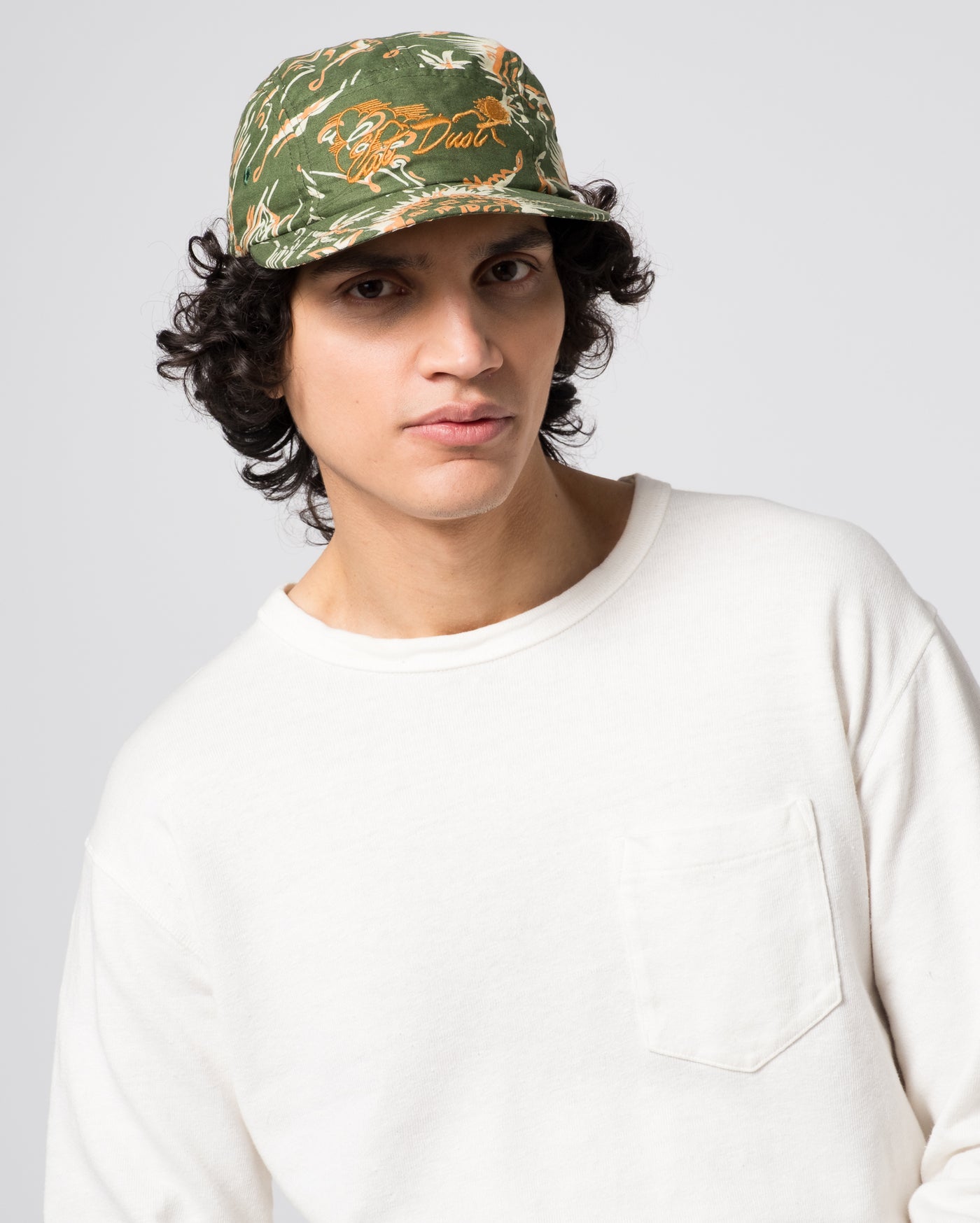 5 Panel Cap Casa Print Green