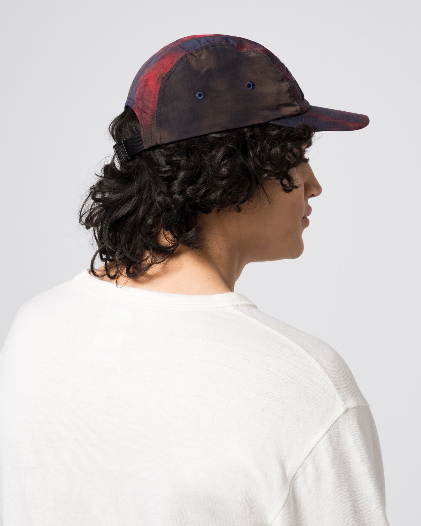 5 Panel Cap Tie Dye Nylon Coral