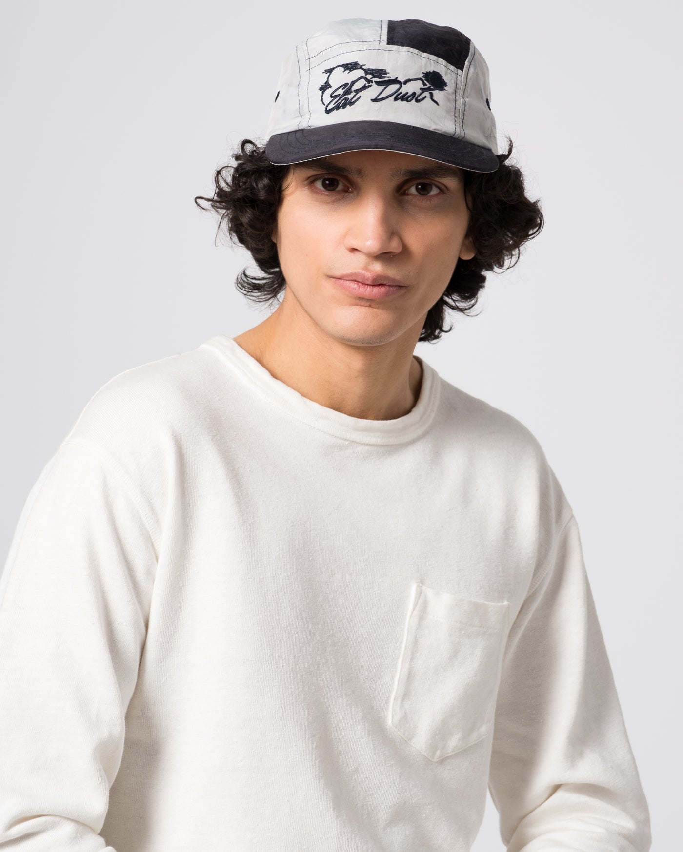 5 Panels Cap Tie Dye Nylon Deep Sea