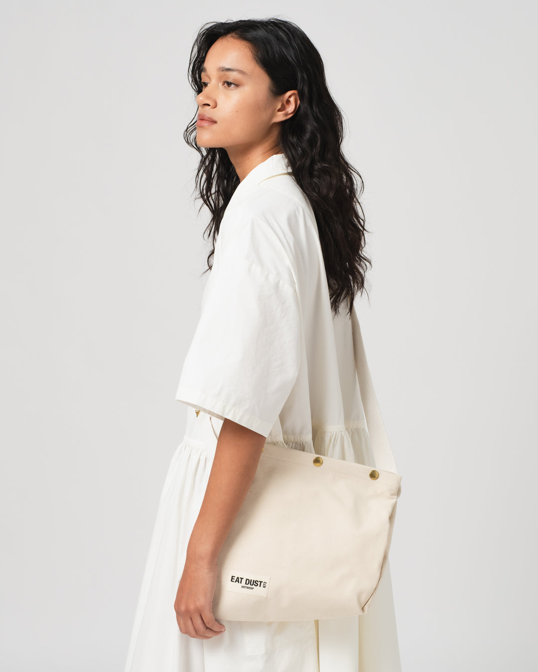 Mule Bag Small Canvas Natural