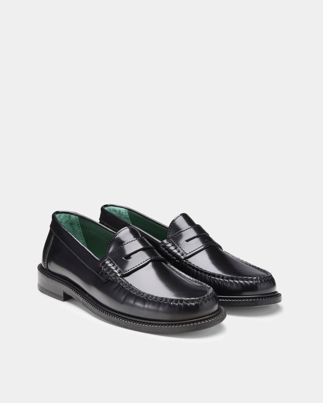 Vinny's Yardee Mocassin Loafer Polido Leather Black