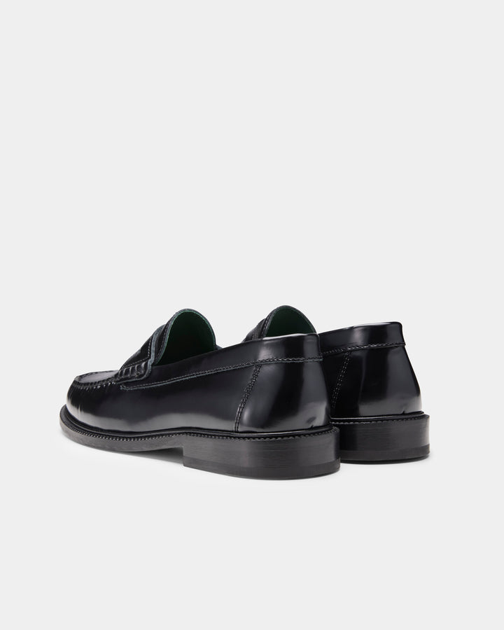 Vinny's Yardee Mocassin Loafer Polido Leather Black