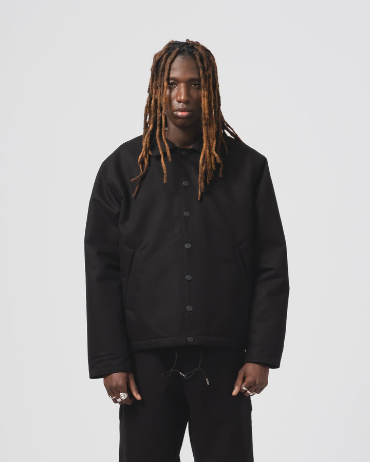 Dago Jacket Nebraska Cotton Black
