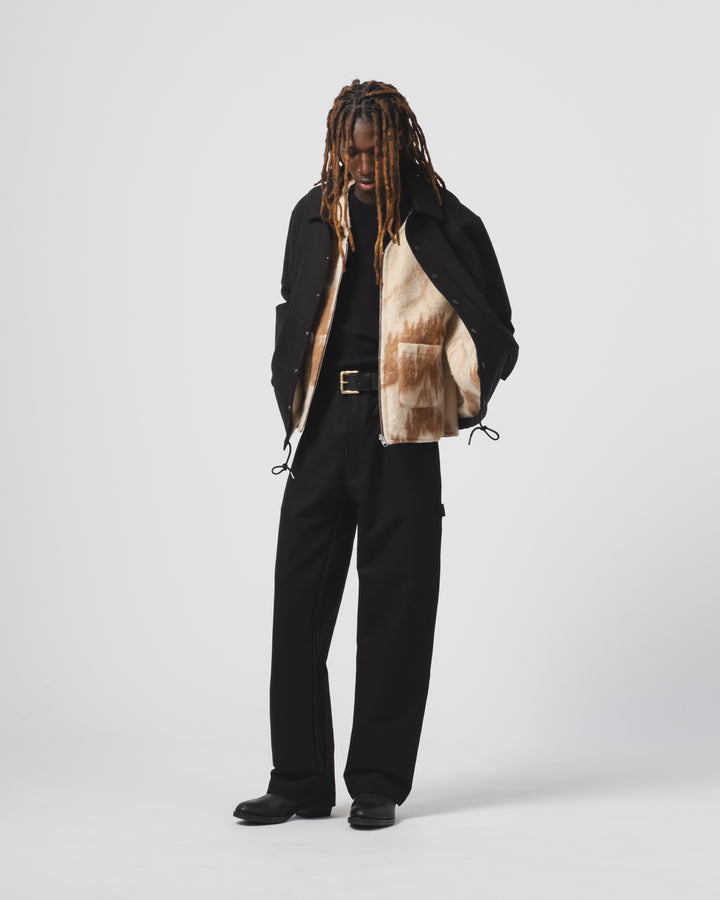 Dago Jacket Nebraska Cotton Black