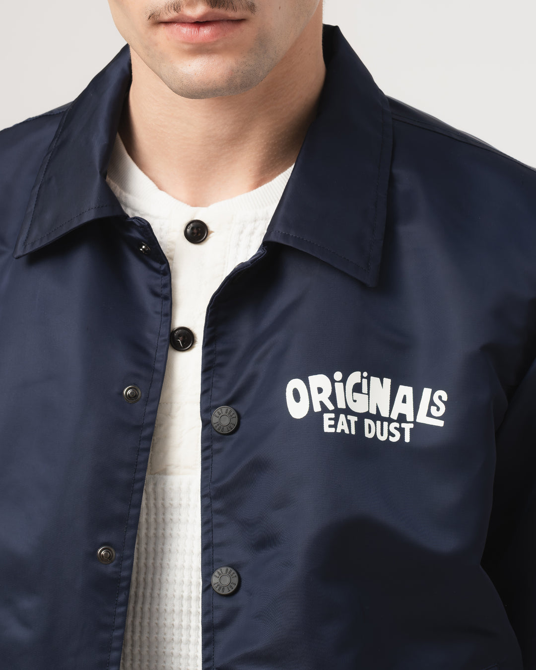 Og Jacket Top Gun Twill Nylon Worker Blue