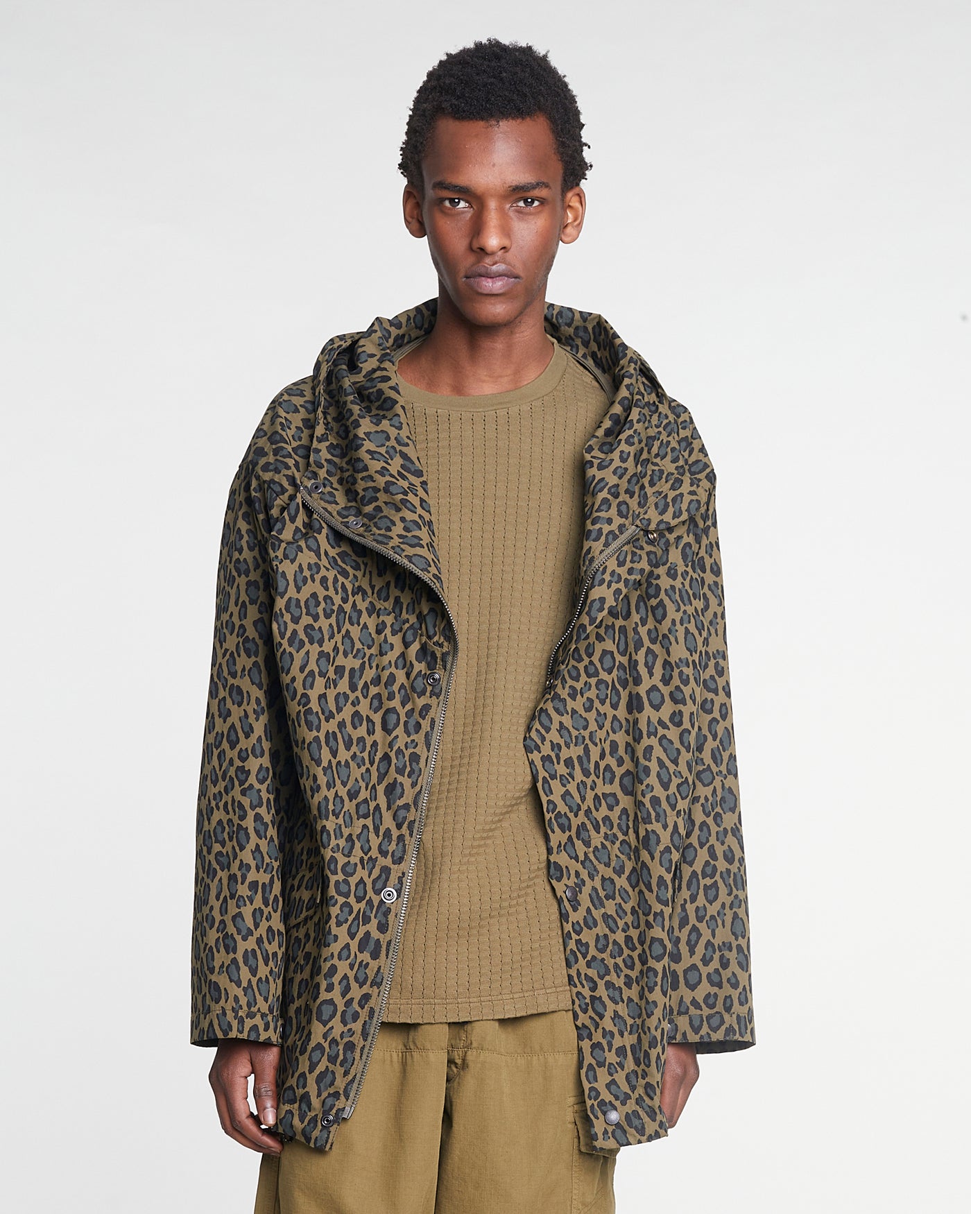 Thunder Jacket Cheetah Cotton Khaki