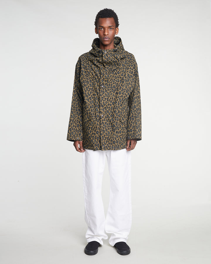 Thunder Jacket Cheetah Cotton Khaki