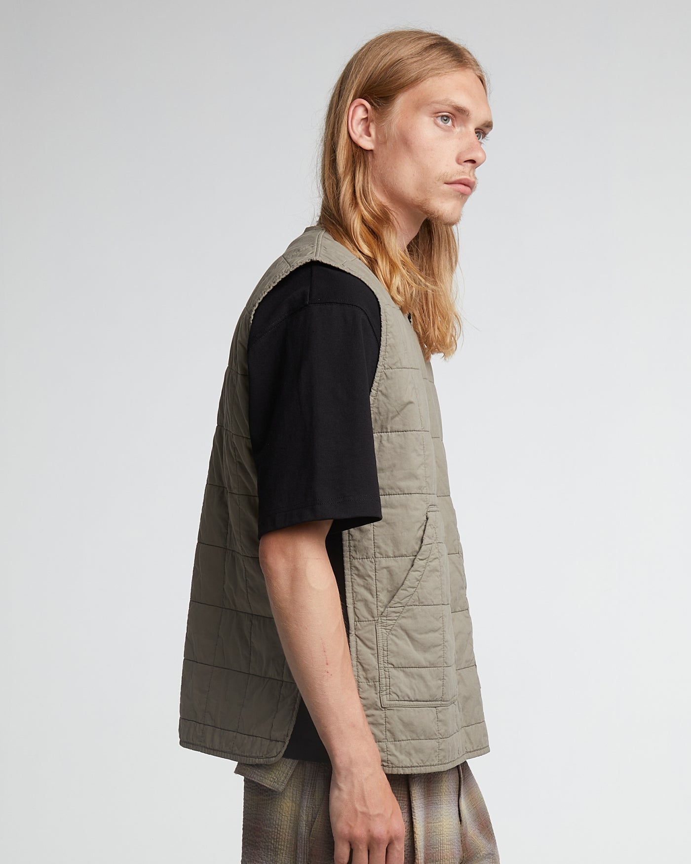 Armor Vest Cotton Quilt Cobblestone