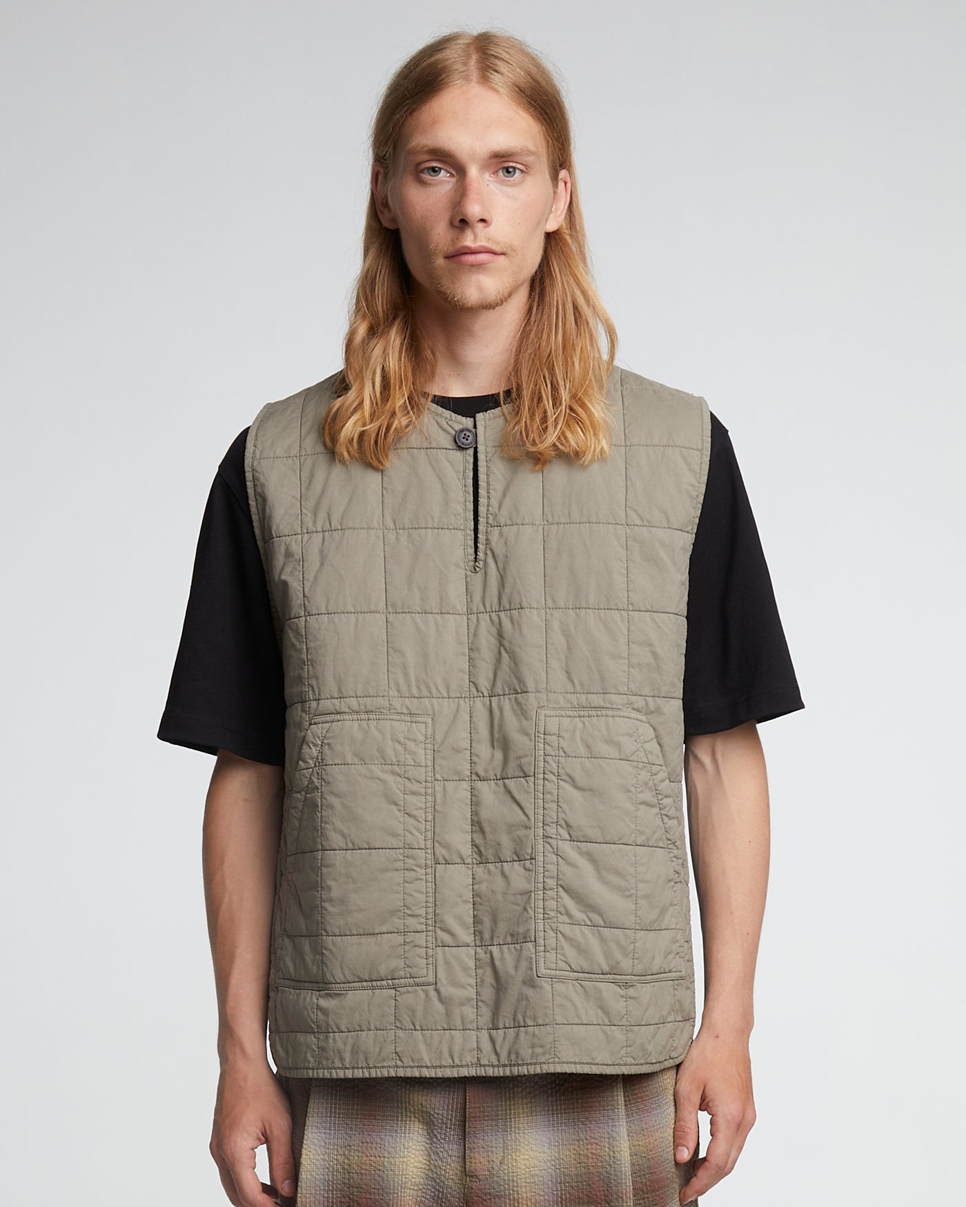 Armor Vest Cotton Quilt Cobblestone