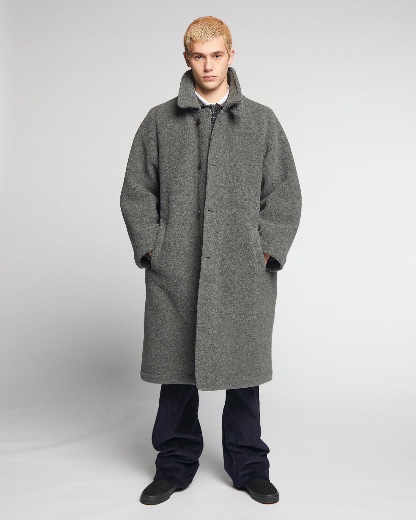 Army Trench Reversible Doppio Nippy Grey/Black