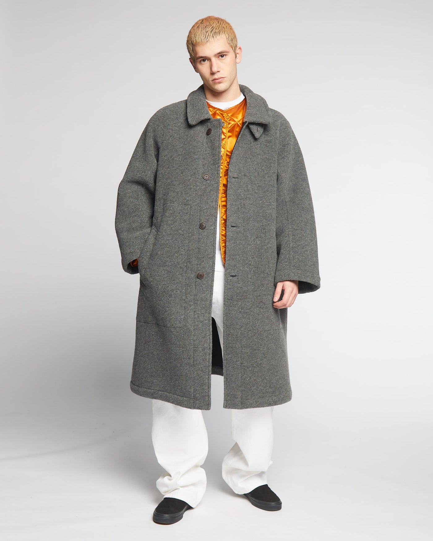 Army Trench Reversible Doppio Nippy Grey/Black