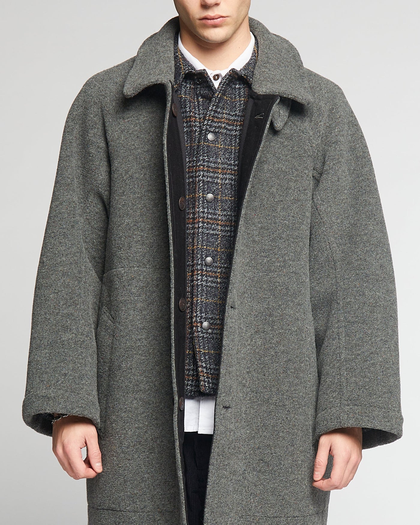 Army Trench Reversible Doppio Nippy Grey/Black
