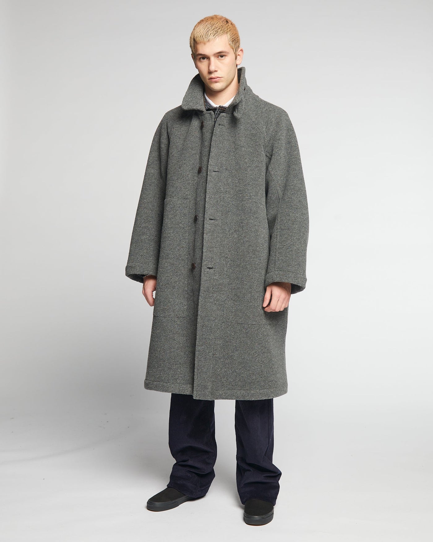 Army Trench Reversible Doppio Nippy Grey/Black