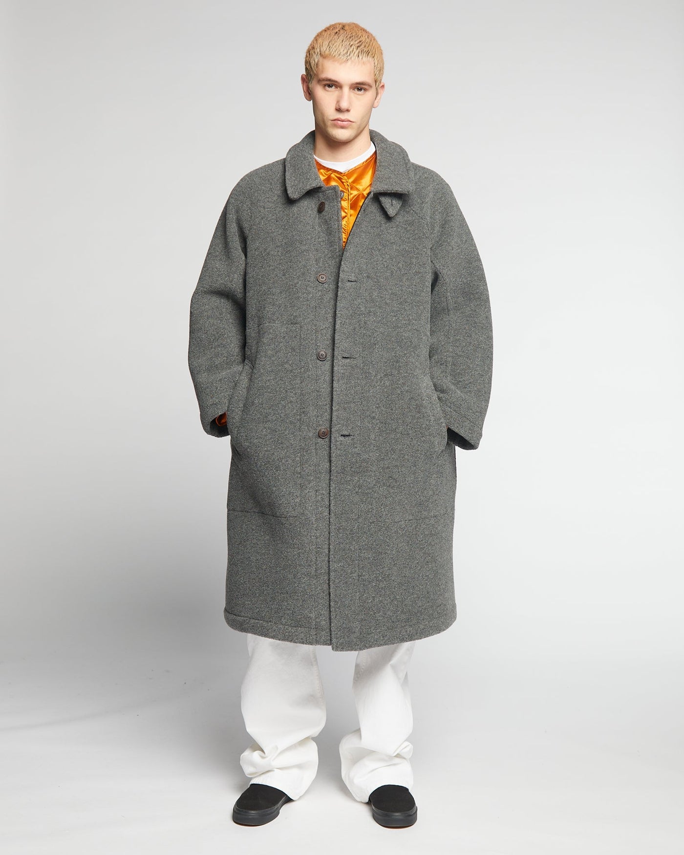Army Trench Reversible Doppio Nippy Grey/Black