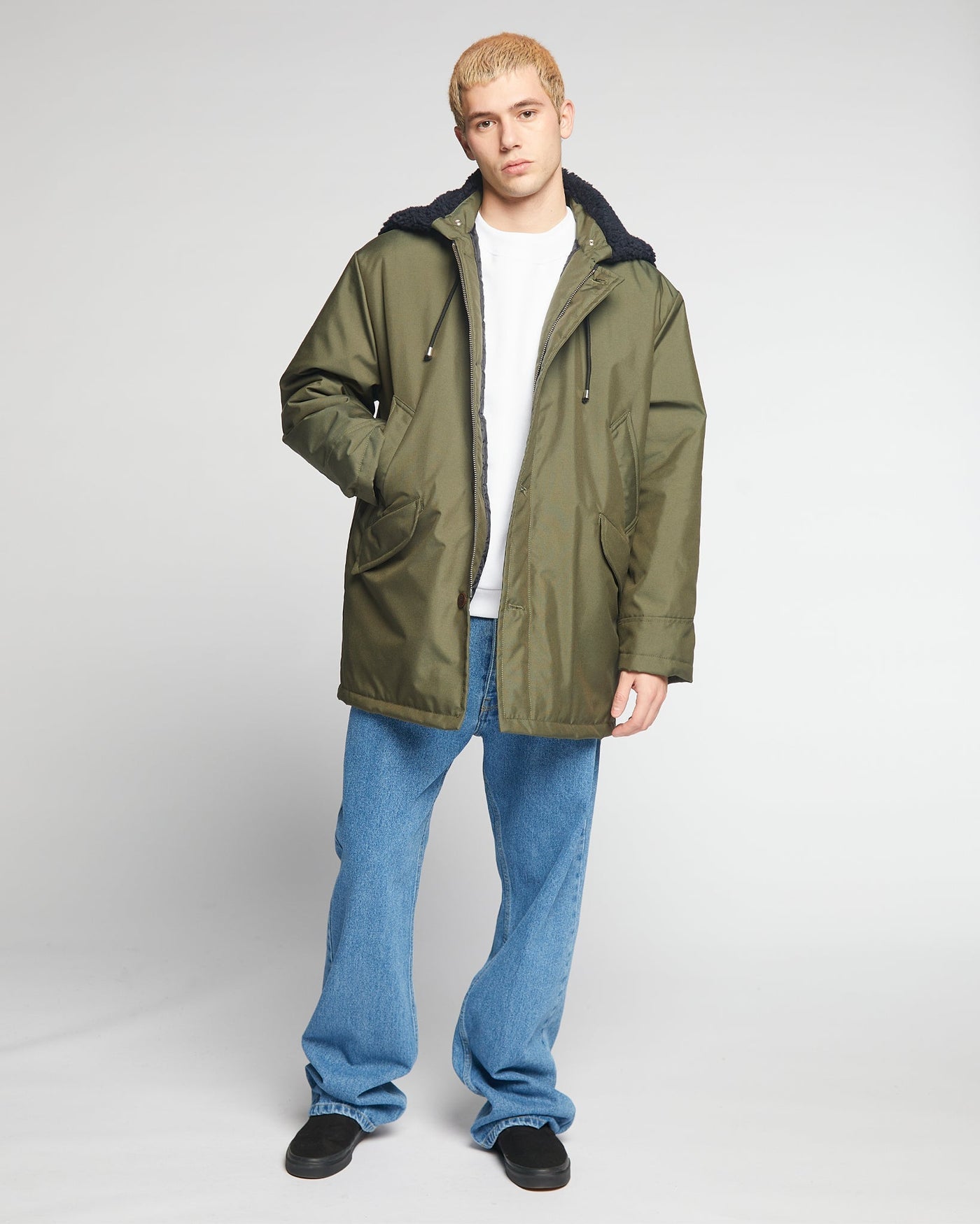 Artic Parka Nylon Bottle Green