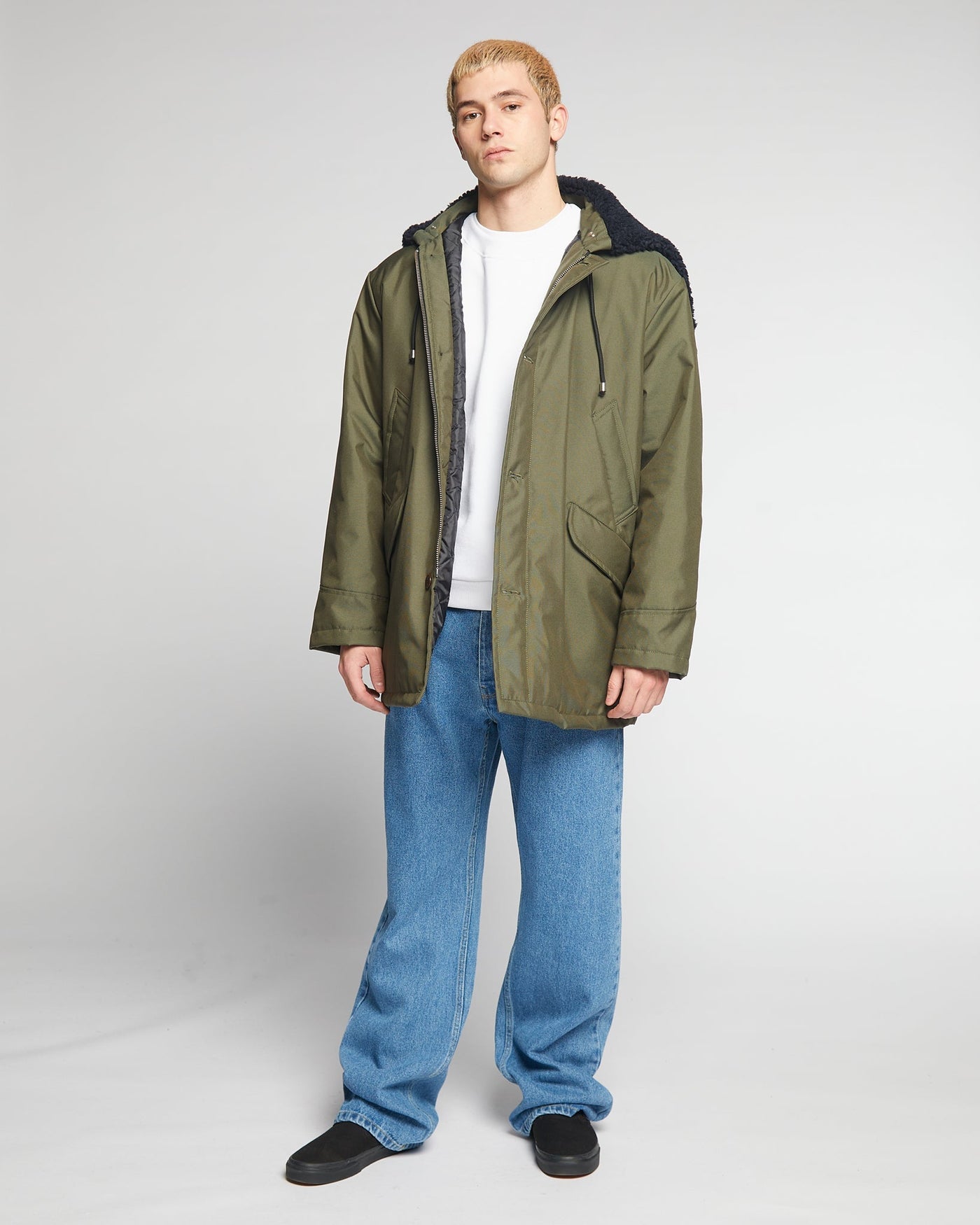 Artic Parka Nylon Bottle Green