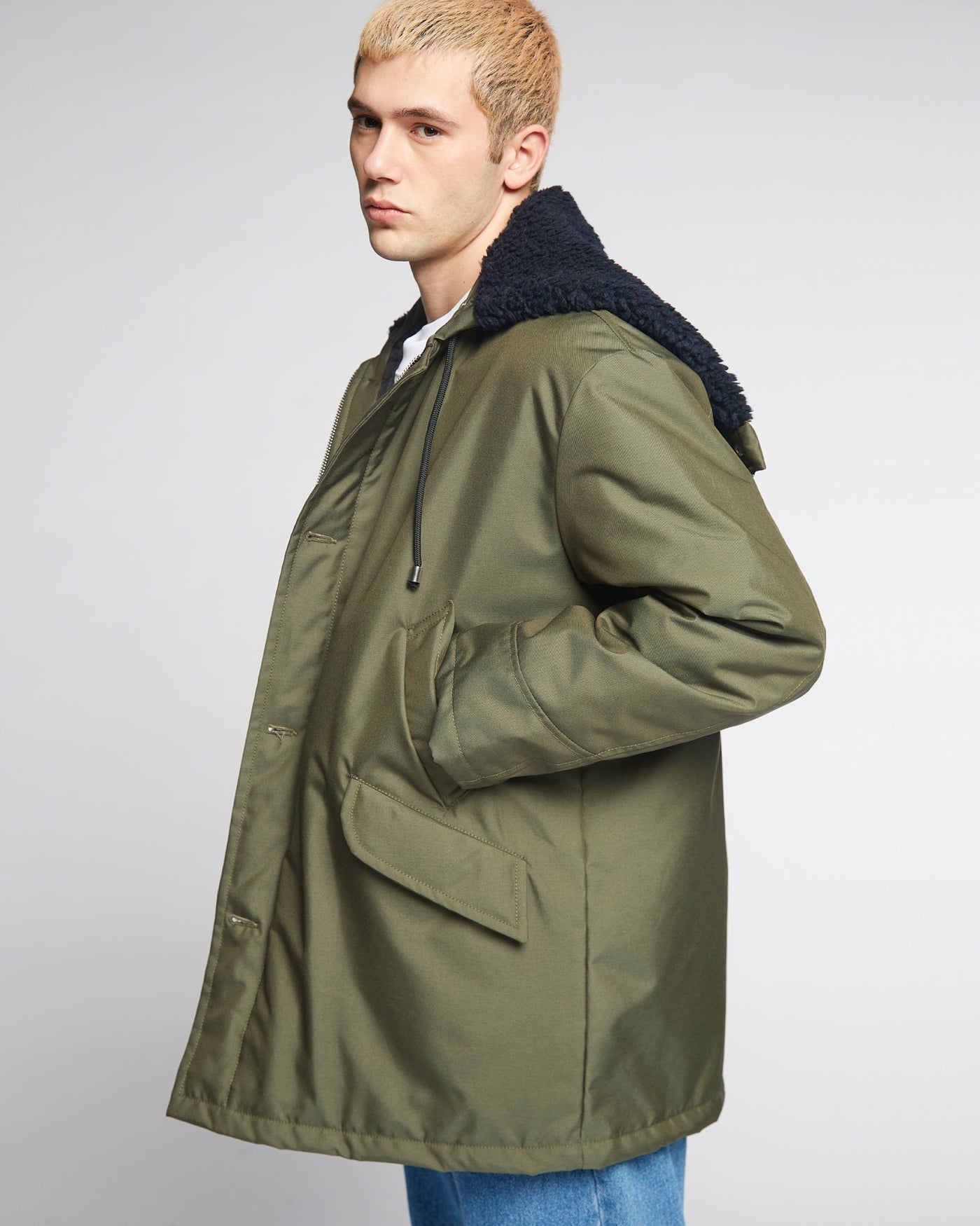 Artic Parka Nylon Bottle Green