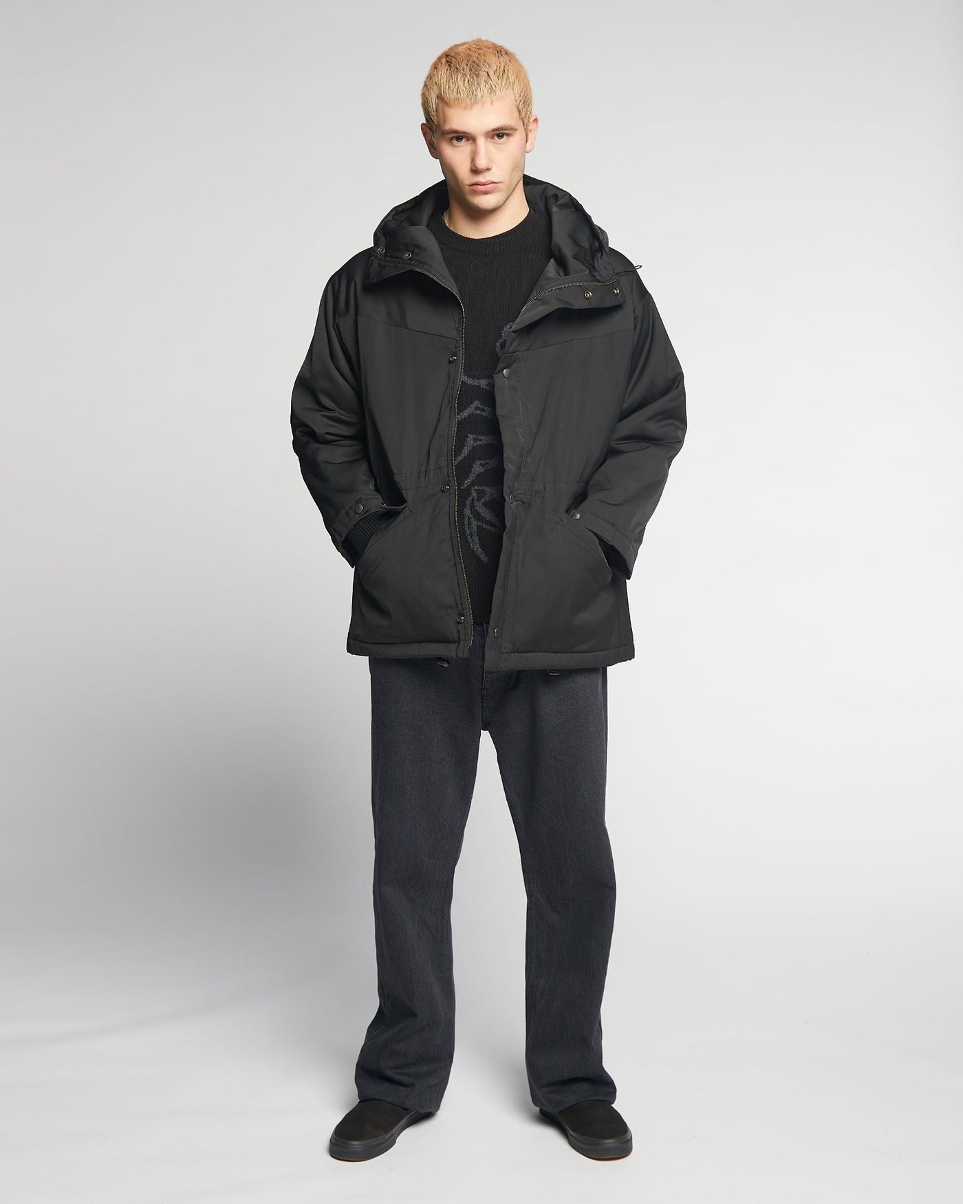 Thunder Jacket Techno Nylon Black