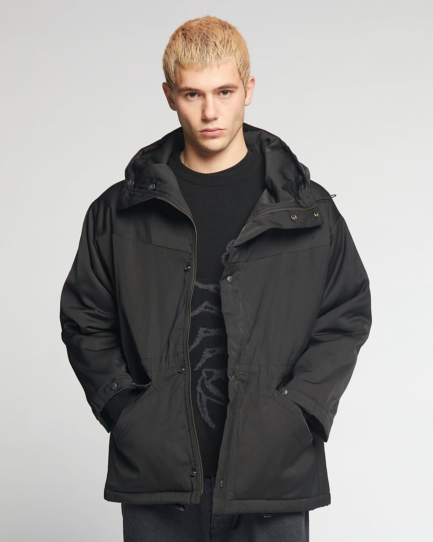 Thunder Jacket Techno Nylon Black