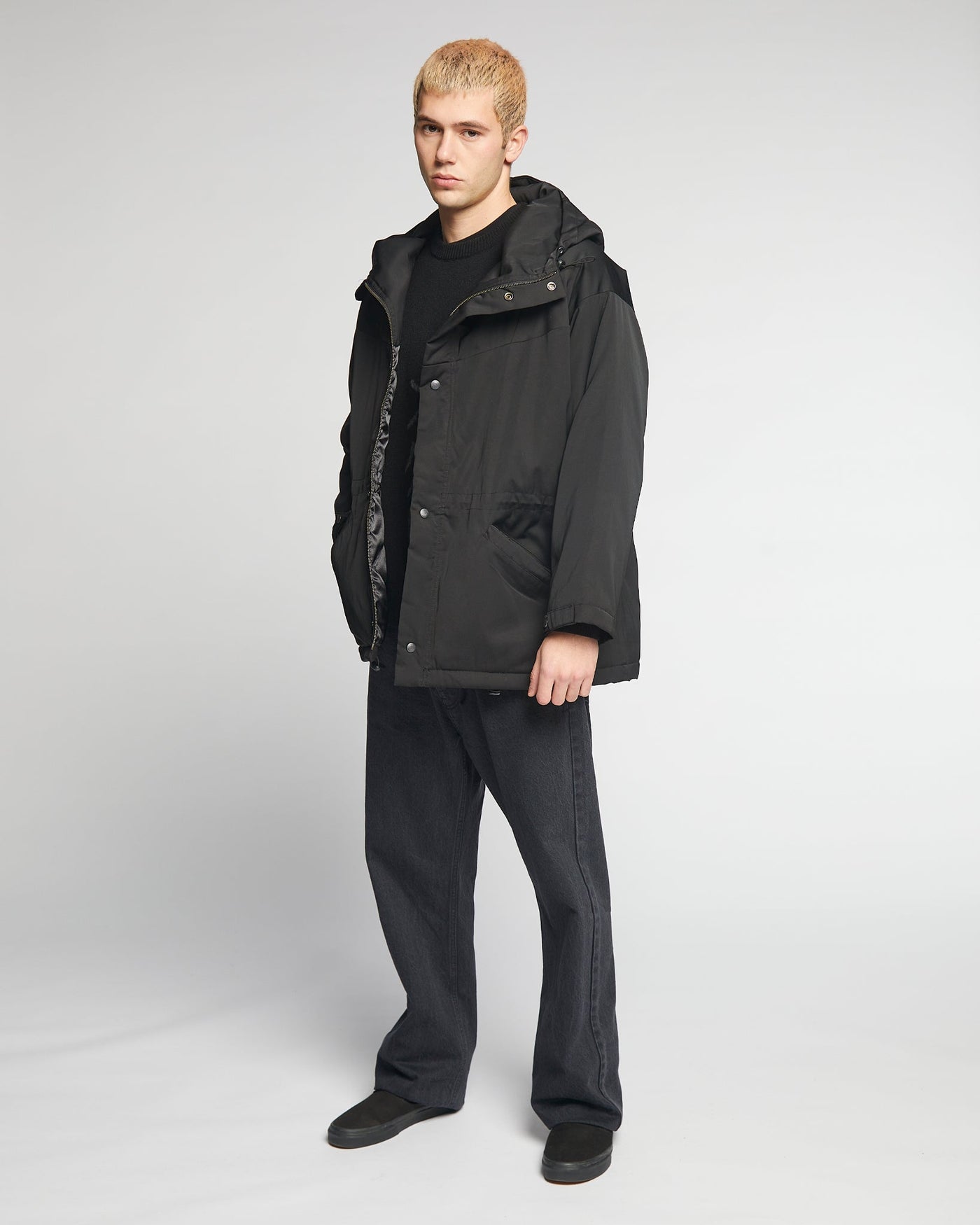 Thunder Jacket Techno Nylon Black